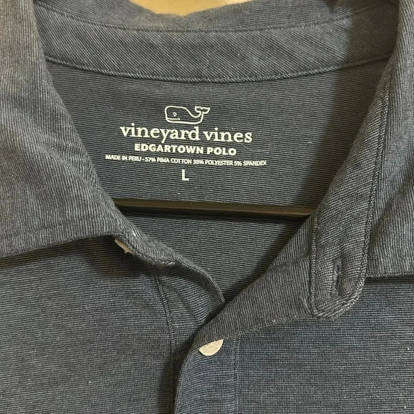 EUC Vineyard Vines Edgarton Navy Button Up Polo - Picture 2 of 3